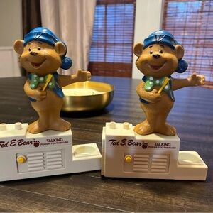 Talking Power Toothbrush Holder - Brown and Blue